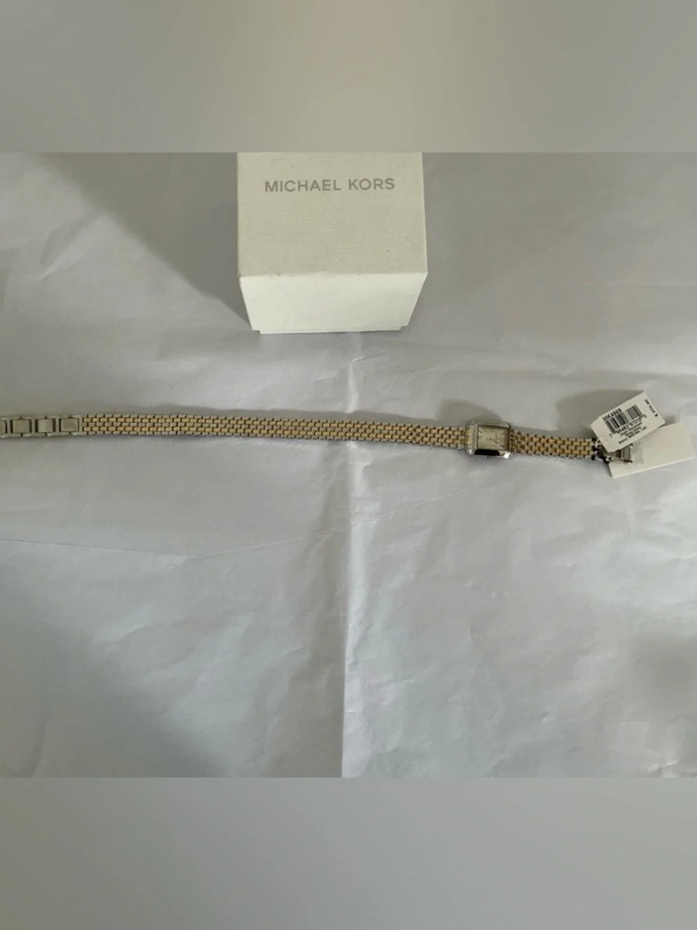 MICHAEL MICHAEL KORS PETITE EMERY TWO-TONE DOUBLE WRAP WATCH